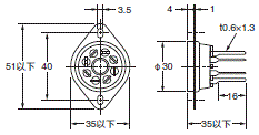 P2RFZ / P2RF, P2R, P7TF, PYFZ / PYF, PTFZ / PTF, PYD, PT, P7LF, PF, P2CF, PFA, P3G / P3GA, PL 外形尺寸 107 