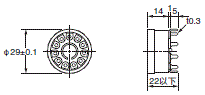 P2RFZ / P2RF, P2R, P7TF, PYFZ / PYF, PTFZ / PTF, PYD, PT, P7LF, PF, P2CF, PFA, P3G / P3GA, PL 外形尺寸 111 