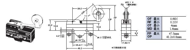 Z 外形尺寸 41 Z-15GW25-B_Dim