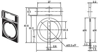 A22 外形尺寸 16 