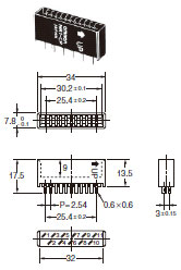 A7PS / A7PH 外形尺寸 15 A7PS/A7PH_Connectors_Dim3