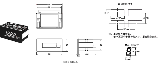 K3TF 外形尺寸 2 