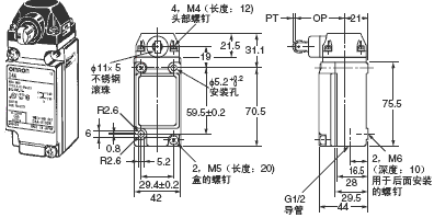 D4A-□N 外形尺寸 19 D4A-3[]07-VN_Dim