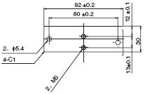 V400-R1 外形尺寸 7 Mounting Base_Dim