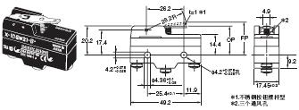 X 外形尺寸 36 X-10GW21-B_Dim